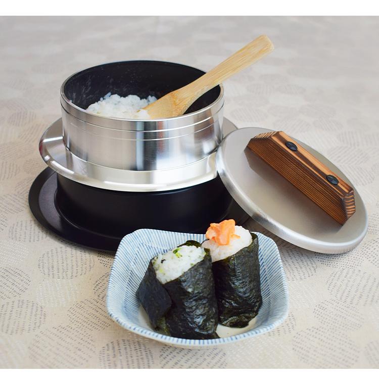 2025年 新発売 ウルシヤマ金属 窯炊き三昧極 3合炊き 1.9L 内寸15cm