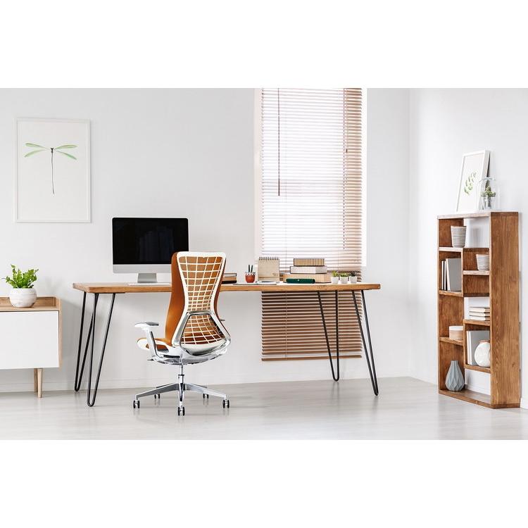 オフィスチェア スパイダー メッシュ ハイバック ロッキング機能 座面