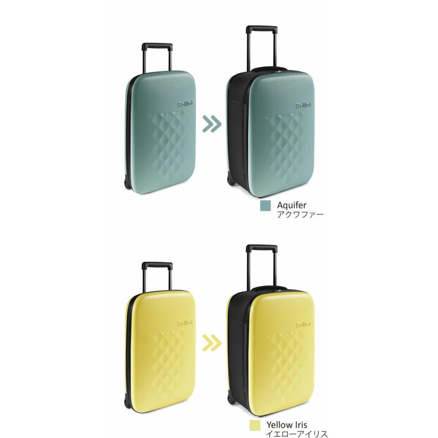 Rollink キャリーバッグ キャリーケース スーツケース フォーダブルスーツケース 40L 2.3kg 折りたたみ 折りたたみ式 軽量 スリム 薄型 省スペース 代引不可 スーツケース、キャリーバッグ キャリーケース ライトブルー オーシャン Sサイズ 軽量 機内持込 8輪