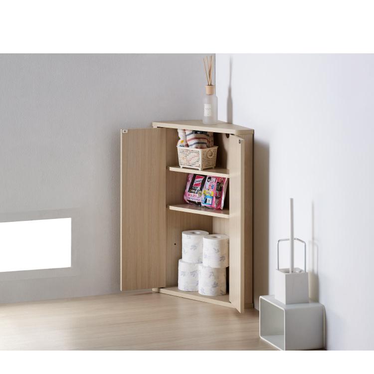 コーナーラック 玄関 スリム 収納 北欧 棚 ラック 木製 天板 スタンド