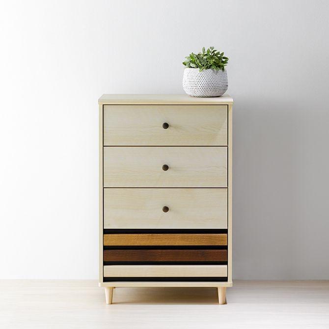 【美品】 【最終値段】　タンス ４段　引き出し チェスト 4段 オルネ 幅59 タンス 北欧 引き出し たんす 収納 棚
