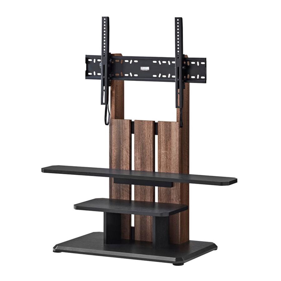 テレビスタンド 壁面テレビ台 キャスター付きで動かしやすい壁面テレビ