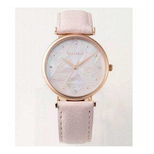 GRANDEUR レディース腕時計 モザイクシェルウォッチ ESL079W3 代引不可