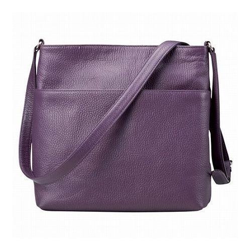 良品工房 日本製牛革ショルダーバッグ パープル K21011345 代引不可