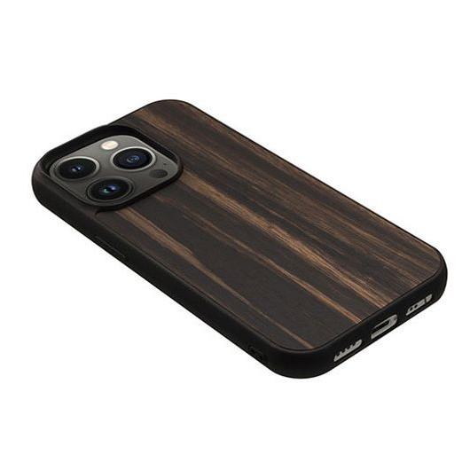 Man & Wood 天然木ケース for iPhone 14 Pro Max Ebony 背面カバー型 I23644i14PM 代引不可｜rcmdse｜02