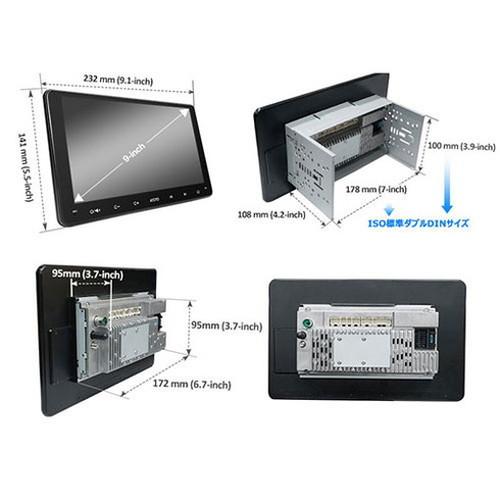 ATOTO A6シリーズ-ダブルディン 9インチ 2G+32G / 2.4G WIFI 5G