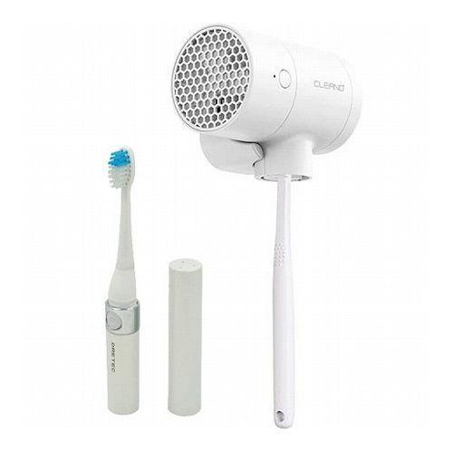 CLEAND 歯ブラシUV除菌乾燥機 T-dryer White + 音波式電動歯ブラシ CL20314+TB-303WT 代引不可｜rcmdse