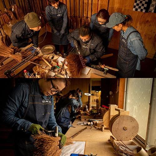 深海産業 BroomCraft 棕櫚鬼毛箒 シュロおにげほうき 11玉 長柄 SY-008 代引不可_4