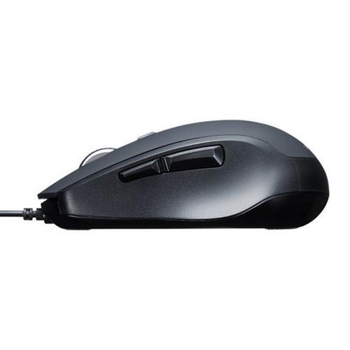 5個セット サンワサプライ 静音有線ブルーLEDマウス 5ボタン MA-BL163BKX5 代引不可_2