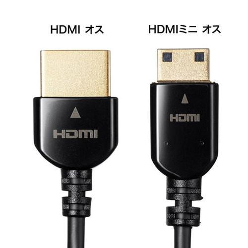 5個セット サンワサプライ イーサネット対応ハイスピードHDMIミニケーブル KM-HD22-10KX5 代引不可_1