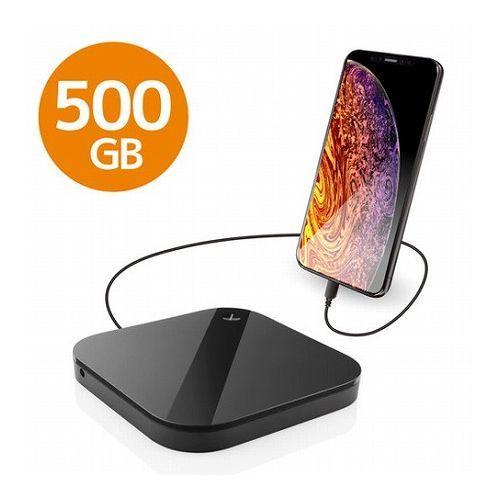 エレコム ELECOM Portable Drive USB3.0 500GB Black スマートフォン用 ELP-SHU005UBK 代引不可