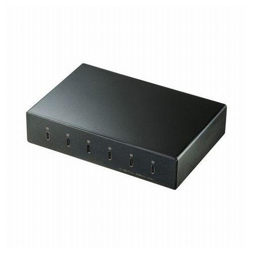 サンワサプライ USB Type-C充電器 6ポート・合計18A・高耐久タイプ ACA-IP81 代引不可