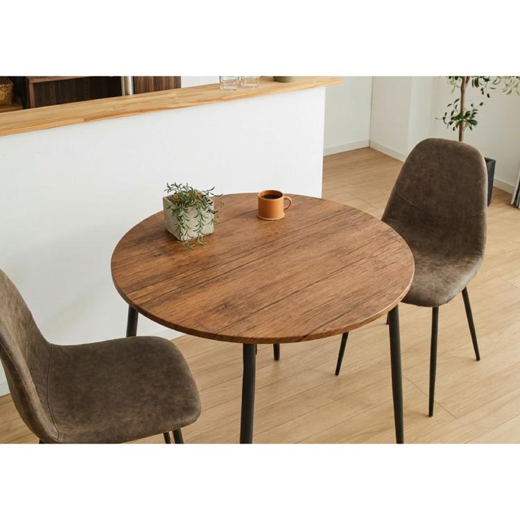 ダイニングテーブル 円形 幅90cm 北欧 カフェテーブル 直径90cm 2人用