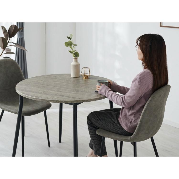 ダイニングテーブル 円形 幅90cm 北欧 カフェテーブル 直径90cm 2人用