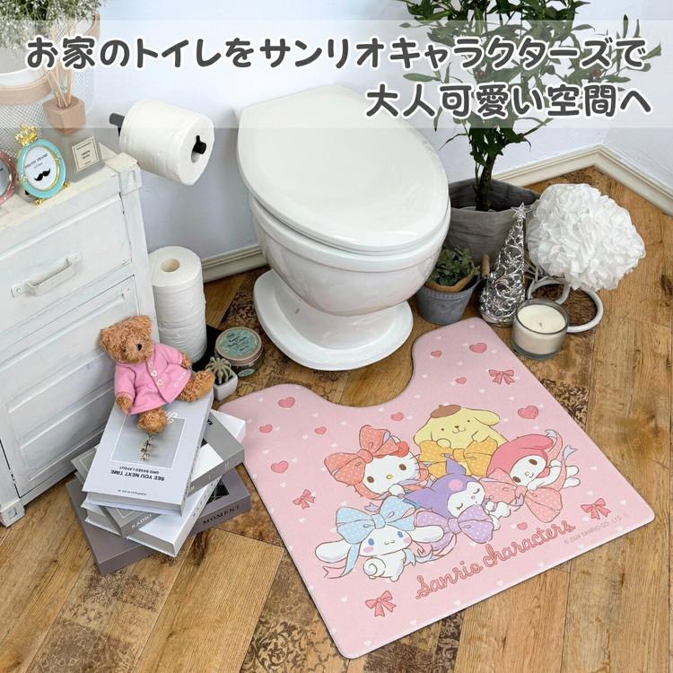 サンリオキャラクターズ PVC トイレマット ビニール製 撥水 ハロー