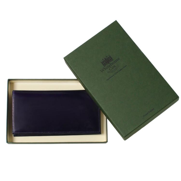 WHITE HOUSE COX 長財布 S9697 NAVY ブランド ブランド品 プレゼント