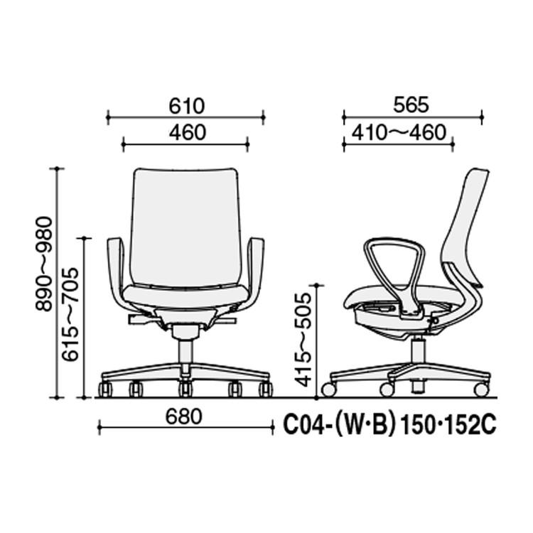 正規品の人気商品 メーカー直送 コクヨ オフィスチェア 椅子 イス チェア ミトラ2 サークル肘 ブラック オリーブイエロー 代引不可