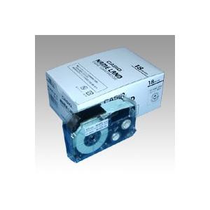 カシオ ネームランドテープ18mm 白 5巻入 1 箱 XR-18WE-5P-E 文房具 オフィス 用品