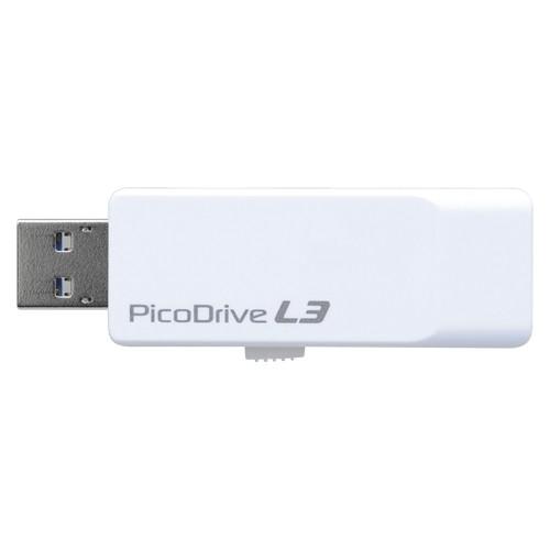 グリ-ンハウス USB3.0メモリー ピコドライブ 32GB 1 個 GH-UF3LA32G-WH 文房具 オフィス 用品｜rcmdse