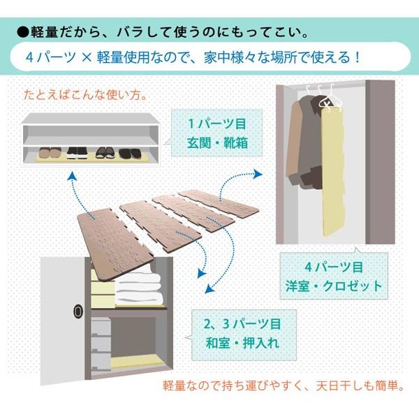 TEIJIN（テイジン） すのこ型除湿マット ダブルインパクト シングル