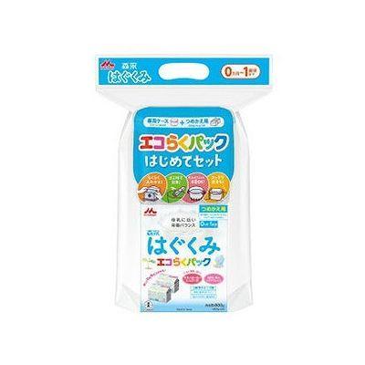 森永はぐくみ エコらくパック はじめてセット 400g×2袋 014107788｜rcmdse