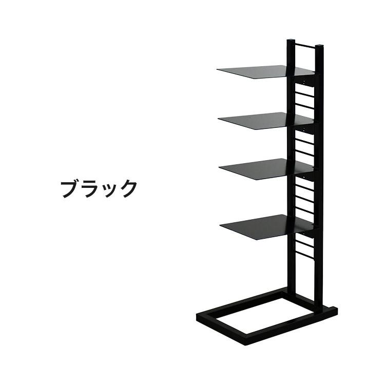 日本製 飾るシューズラック 5段 フロートシューズラック 5足用 スリム スチールラック 玄関収納 オープンラック スリッパラック スニーカー 代引不可_1