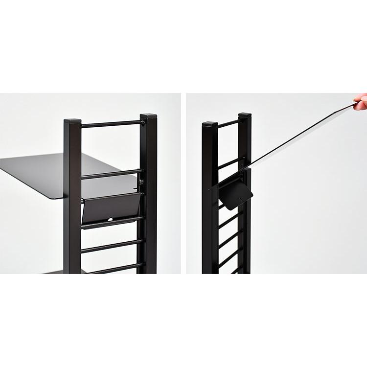 日本製 飾るシューズラック 7段 フロートシューズラック 7足用 スリム