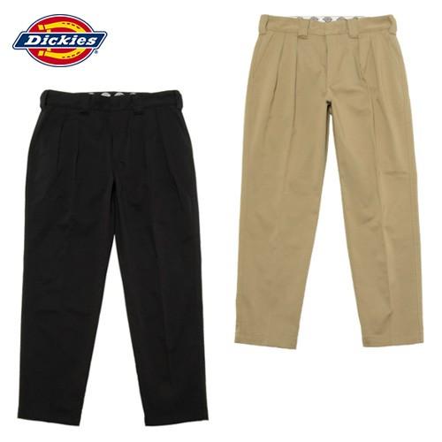 ディッキーズ Dickies TCツイル ストレッチタック入り ワイドパンツ 183M40WD23 ボトム パンツ チノパン ワークパンツ メンズ 28 30 32 34 36｜rcmdse