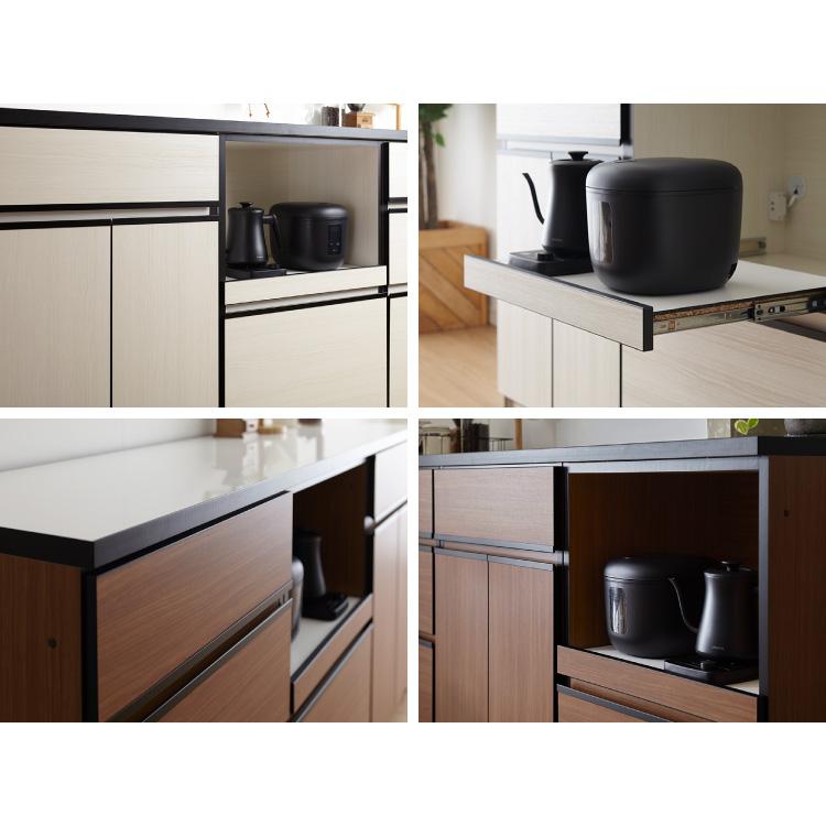 キッチンカウンター 180 完成品 FRON180 引き出し収納×3