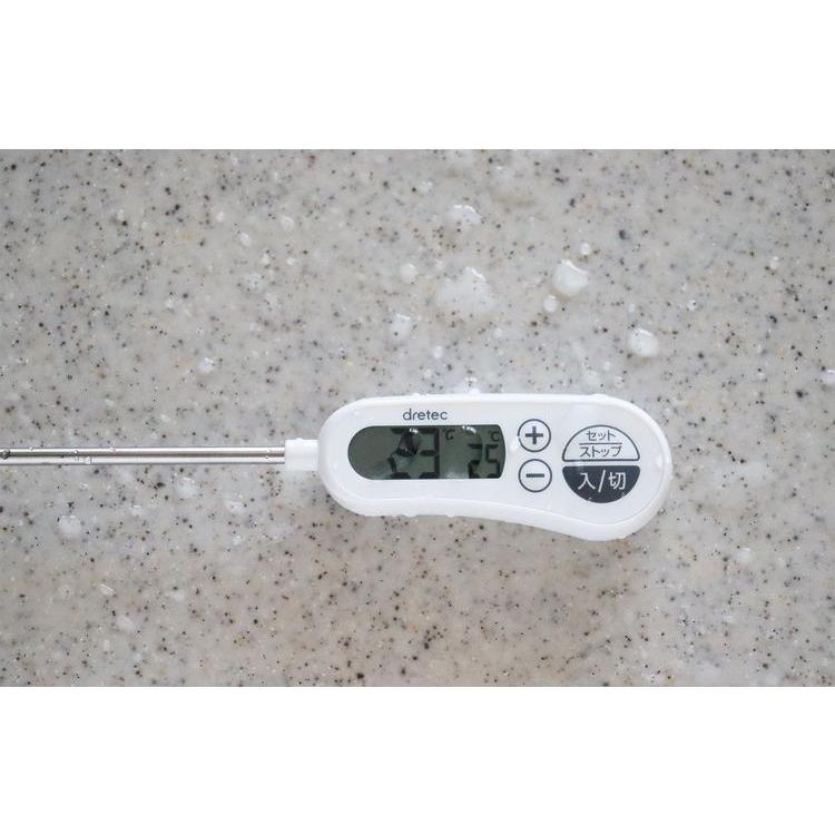 ドリテック お知らせアラーム付クッキング温度計 O-263WT 料理 調理 温度計 揚げ物 油 お菓子作りにも 日本メーカー dretec｜rcmdse｜07