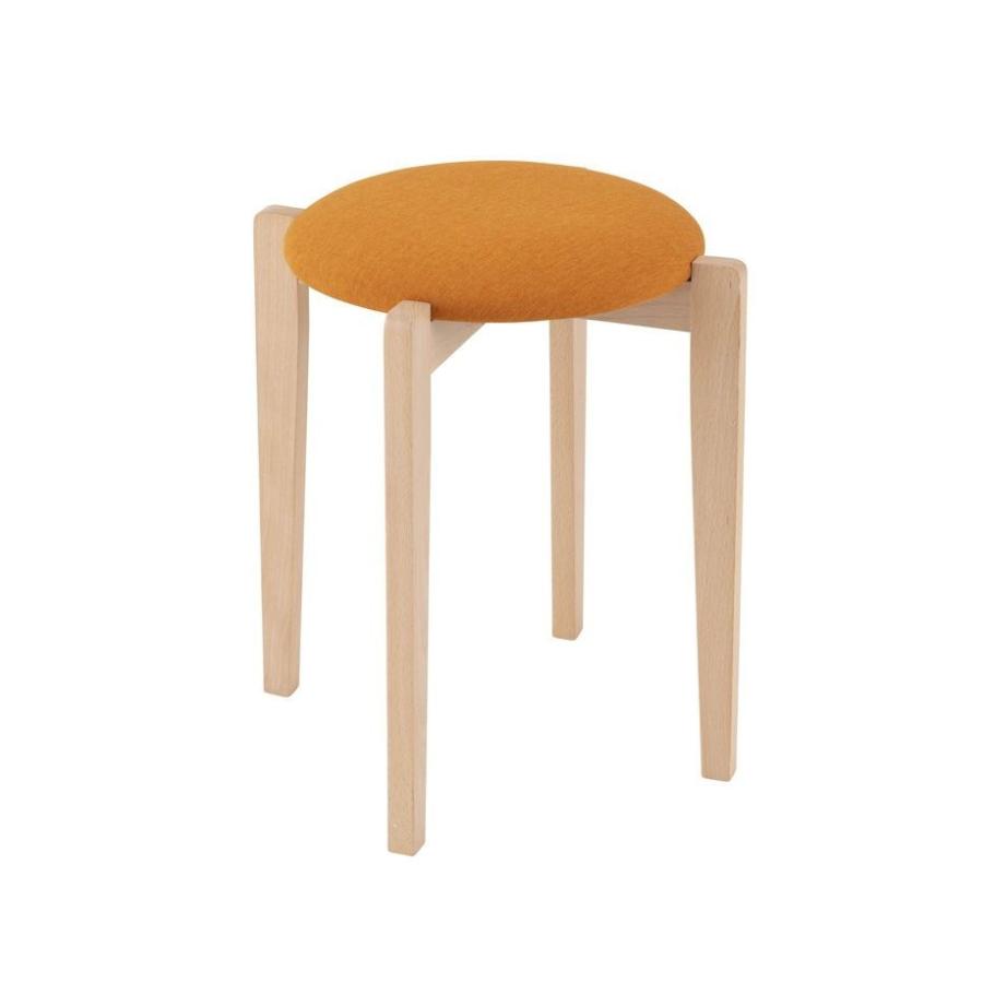 木製丸椅子 チェア イス 北欧 ラウンド型 スタッキングOK 丸椅子 丸いす｜rcmdse｜07