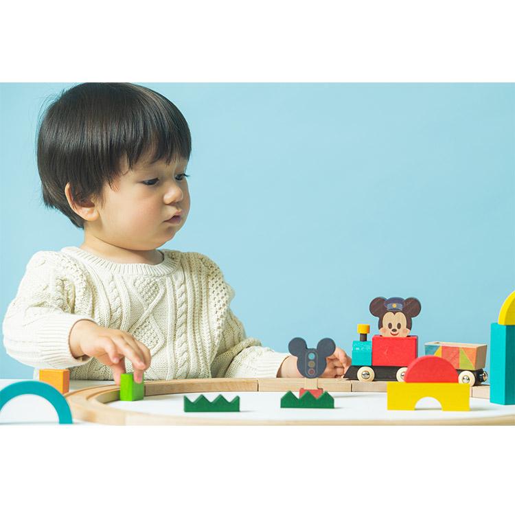 KIDEA KIDEA TRAIN&RAIL ミッキーマウス つみき ディズニー キディア つみきセット おもちゃ ベビー キッズ ギフト プレゼント｜rcmdse｜05