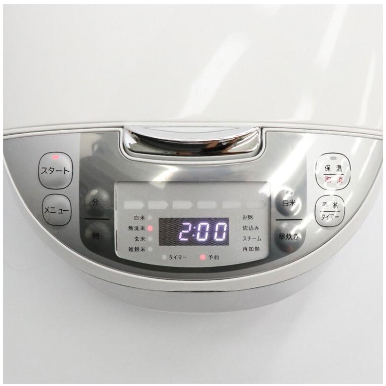 (新品未使用) Modere 多機能 炊飯器 一升 マイコン式 一升炊き 10合 Amazon | 多機能炊飯器 一升 マイコン式 ホワイト 極厚釜 10合 8