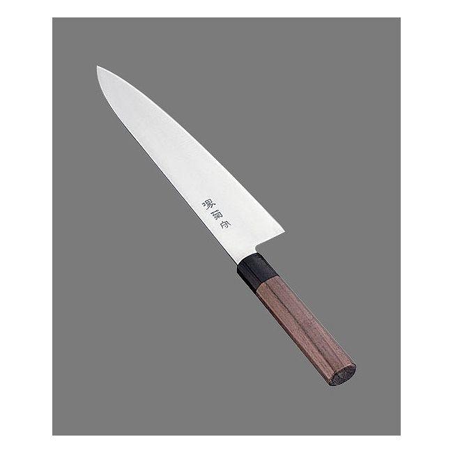 河村刃物 堺菊守 和式 牛刀 両刃 紫檀柄 27cm AKKA503