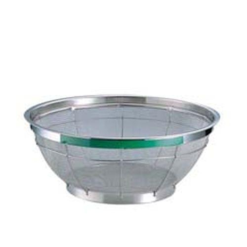 TKG NEWマンモス カラー 浅型ざる 46cm グリーン AZL4748