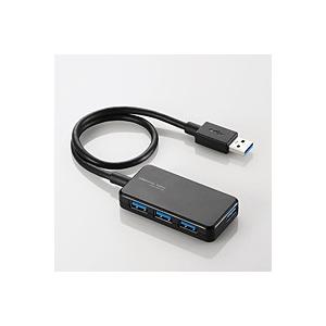 [ELECOM(エレコム)] USB3.0ハブ（Windowsタブレット向け） U3H-A411BBK 代引不可 メール便（ネコポス）｜rcmdse