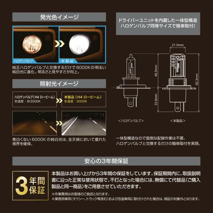 カーメイト BW561 GIGA LEDヘッド フォグバルブの画像