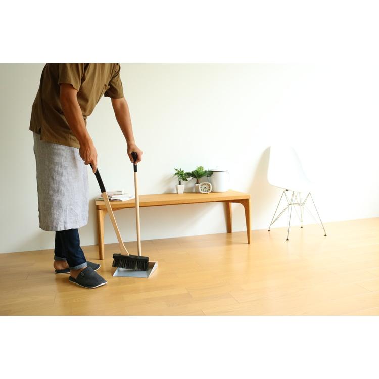 レシュタ スタンドブルームセット ほうき ちりとり セット 箒 掃除セット おしゃれ 屋外 屋内 玄関 室内 掃除用具 | ブランド登録なし | 07