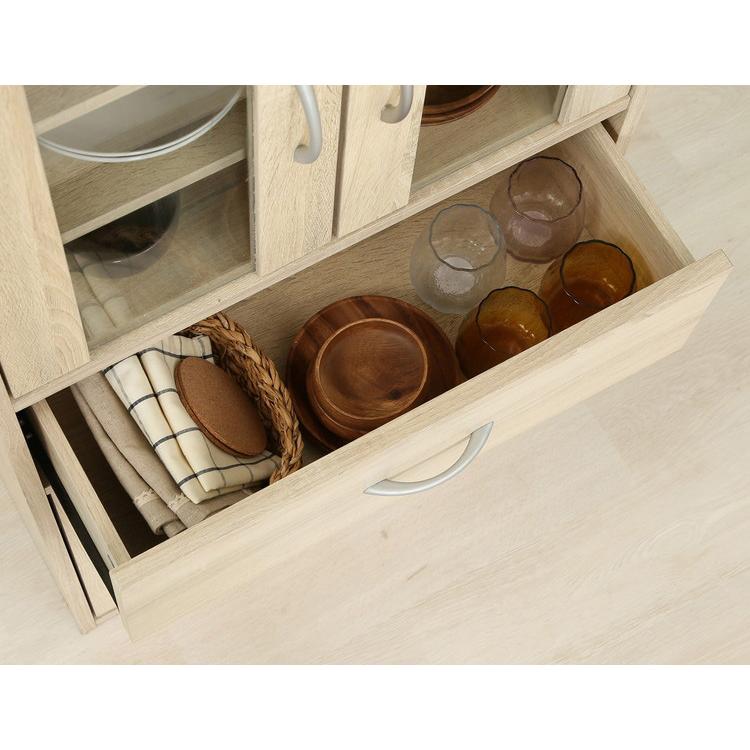 キッチンキャビネット 幅60cm ミドルサイズ ホワイトオーク 木目調