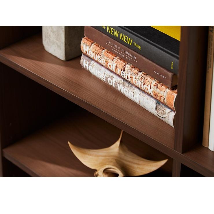 引き出し付き本棚 幅90 奥行29 高さ112 木製 ブックシェルフ