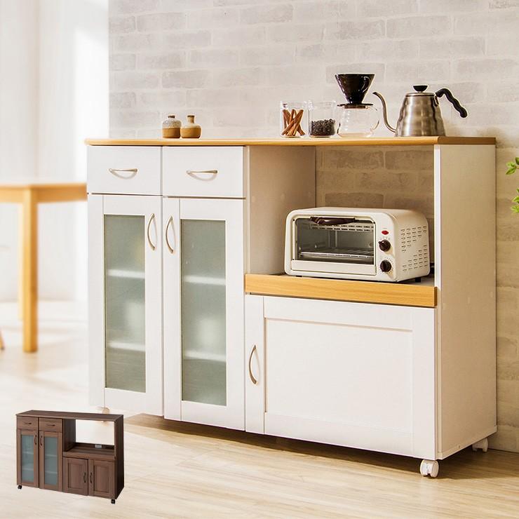 キッチンカウンター サージュ カウンターテーブル 食器棚 引き戸 レンジ台 幅1cm キャスター キッチン収納 木製 Fb Kchct Sj リコメン堂生活館 通販 Yahoo ショッピング