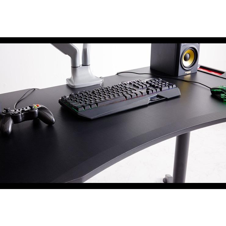 ゲーミングデスク 幅120 高さ73 奥行65 ゲームデスク PCデスク 