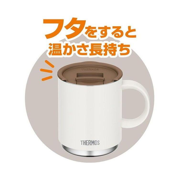 THERMOS サーモス マグカップ用フタ JDS Lid M BW 食洗器対応 ふた 蓋 ブラウン｜rcmdse｜02