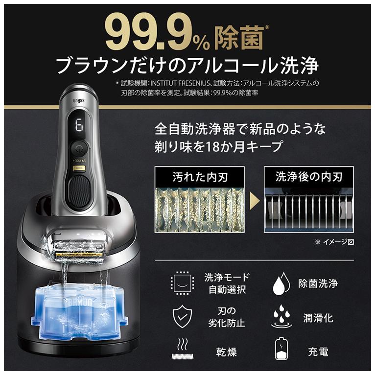 ブラウン シリーズ9Pro 9587cc マットシルバー メンズ 電気シェーバー 