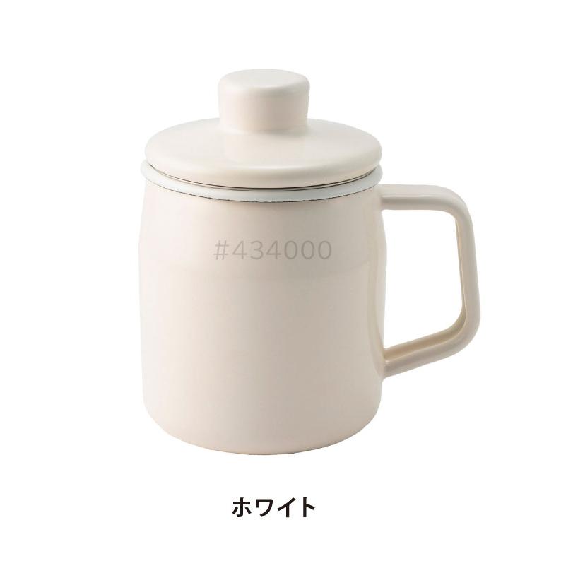 オイルポット 加圧式霧吹き ホワイト*3 高木金属工業 ホーローオイルポット角型 0.9L HO-KOP0.9 ｜ 油