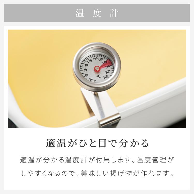 25年新型・揚げざるセット 富士ホーロー 角型天ぷら鍋 フライヤーバスケット 2点セット TP-20KFB 油切り IH対応 ポテトフライヤー バスケット | ブランド登録なし | 10
