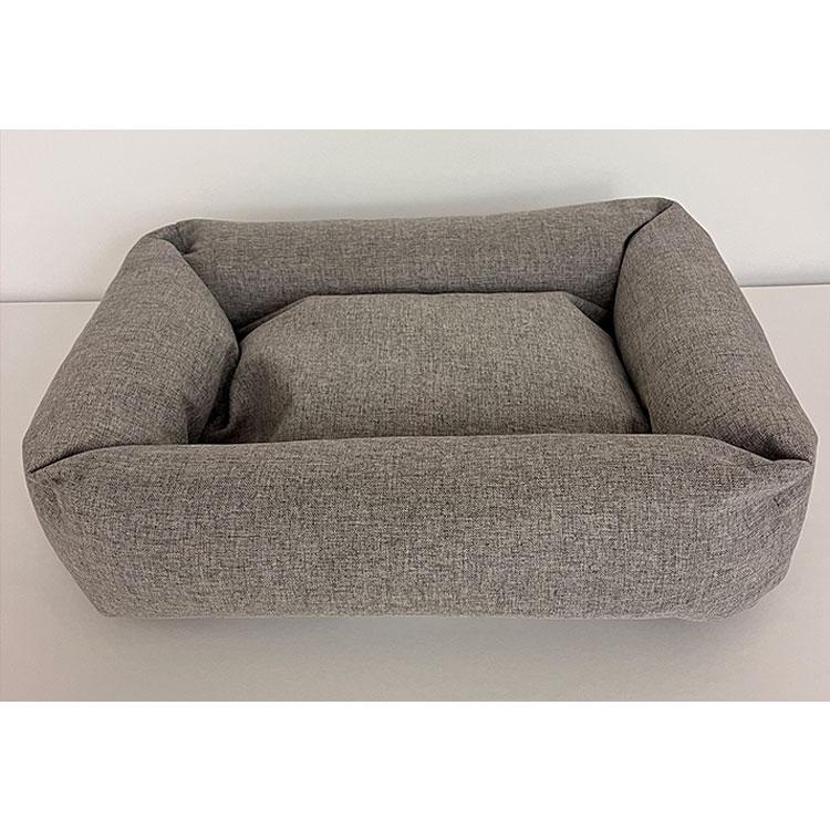 ペットソファ スクエア Lサイズ ペットベッド 上質 丈夫 ふかふか 膨らむ 長方形 ペット枕 呼吸する枕 あご乗せ枕 犬 猫 小動物 ペット ドッグ 代引不可 | ブランド登録なし | 01