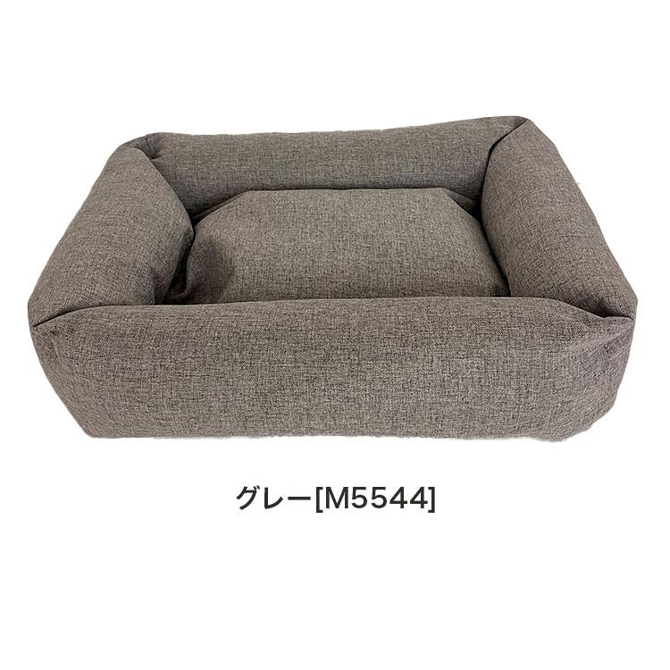 ペットソファ スクエア Lサイズ ペットベッド 上質 丈夫 ふかふか 膨らむ 長方形 ペット枕 呼吸する枕 あご乗せ枕 犬 猫 小動物 ペット ドッグ 代引不可 | ブランド登録なし | 05