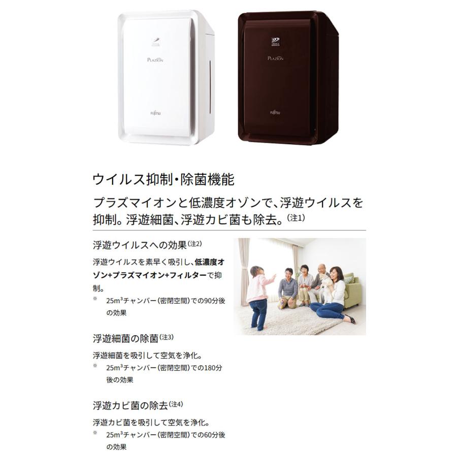 加湿脱臭機 プラズィオン 脱臭面積~20畳 富士通ゼネラル プラズマ