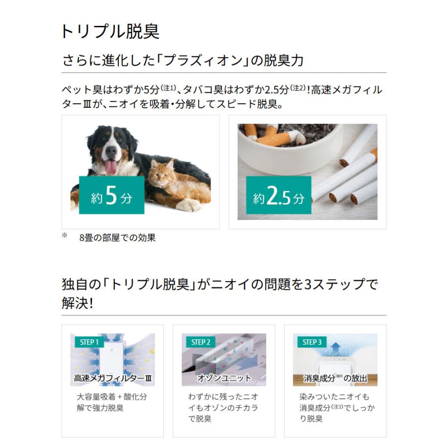 加湿脱臭機 プラズィオン 脱臭面積~20畳 富士通ゼネラル プラズマ